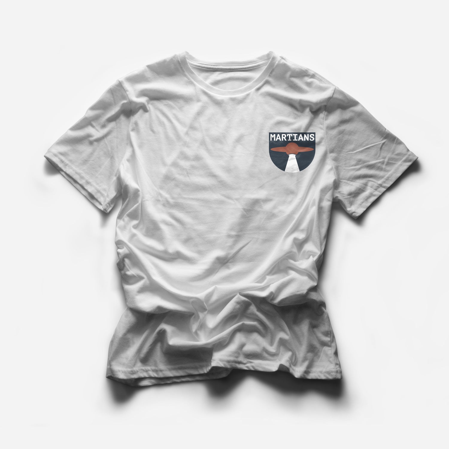 martians xyz tee white